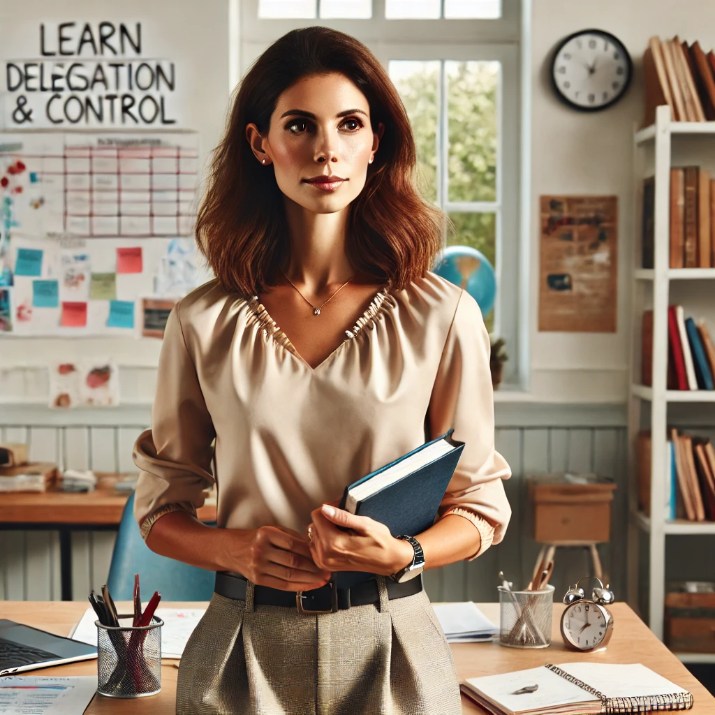 DALLE_2024-10-20_19_31_53_-_A_woman_who_owns_an_educational_business_standing_in_a_well-organized_office_with_bookshelves_a_desk_and_educational_materials_around_her__She_look.webp